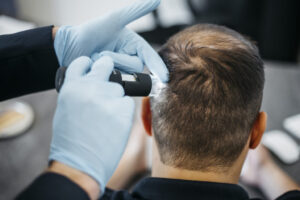 Genaue Analyse der Grafts vor einer Haartransplantation